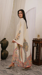 Close-up of embellishment detail on the Ivory Sultanah outfit, Rubina Irfan Eid-e-Nazakat collection