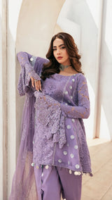 Alba formal outfit by Rubina Irfan, Opulence collection, back view