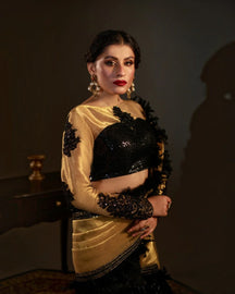 Black Brilliance - Bunto royal saree