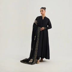 Obsidian Veil - Piyu Bole luxury shawl collection