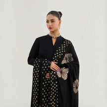 Obsidian Veil - Piyu Bole luxury shawl collection