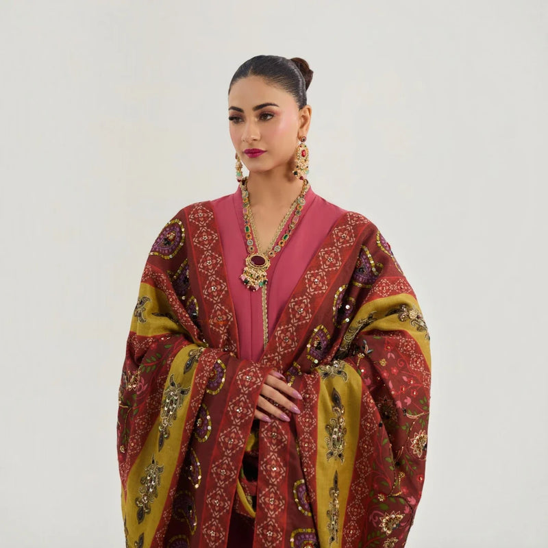 The Rose Veil - Piyu Bole luxury shawl collection