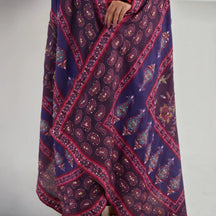 Amethyst Veil - Piyu Bole luxury shawl collection