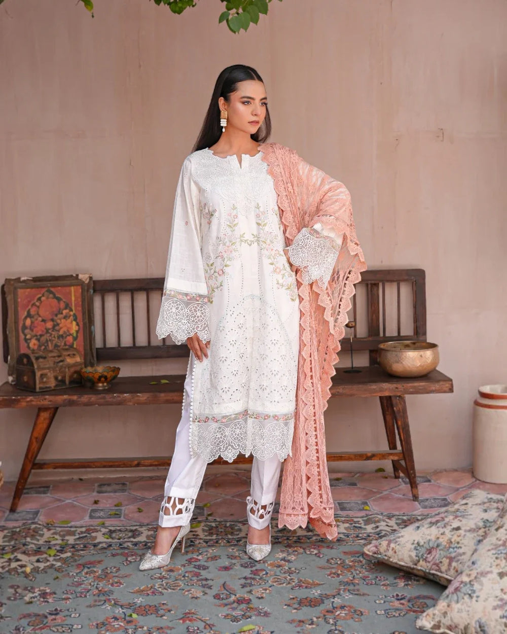Safoora - Tehzeeb embroidered lawn collection